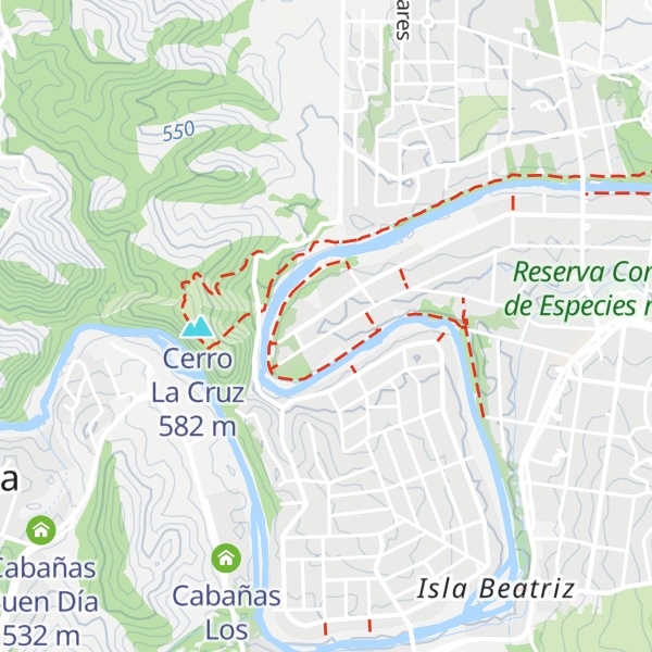Map of Cabaña Usina Vieja