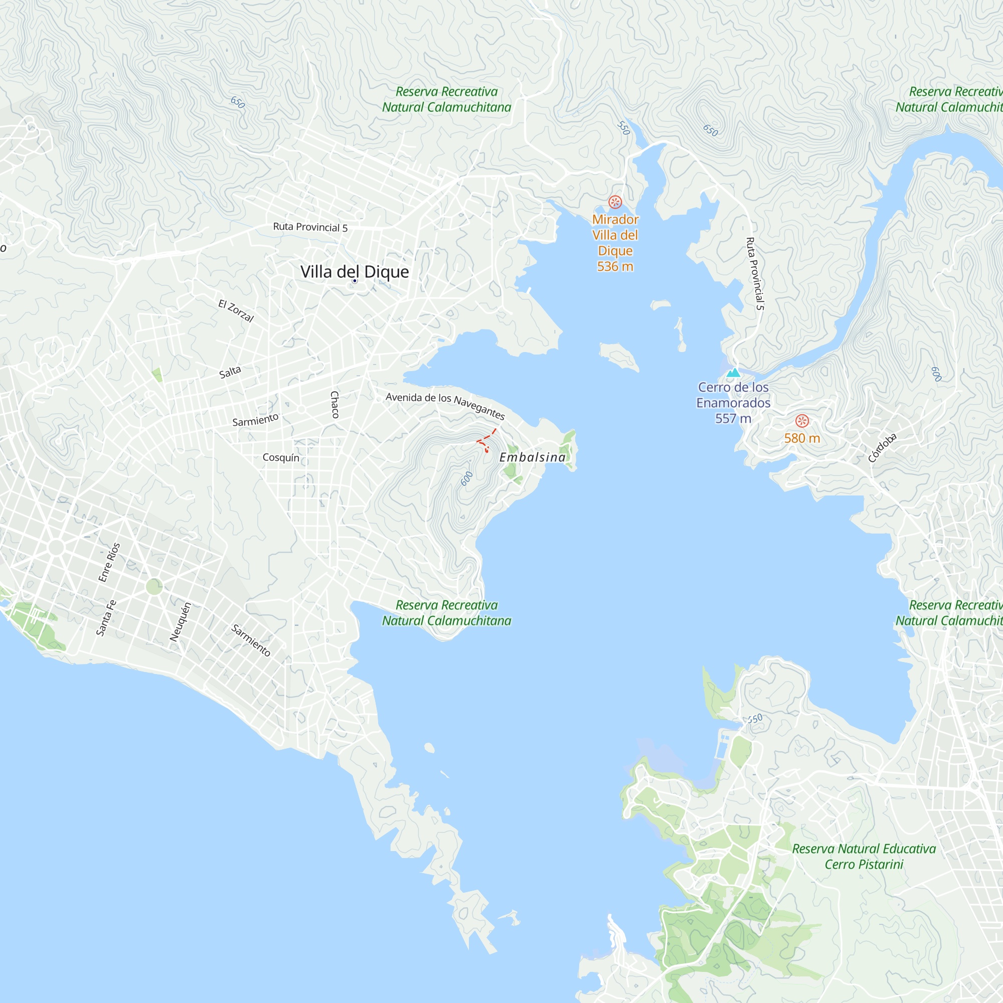 Cabañas Los Molles map