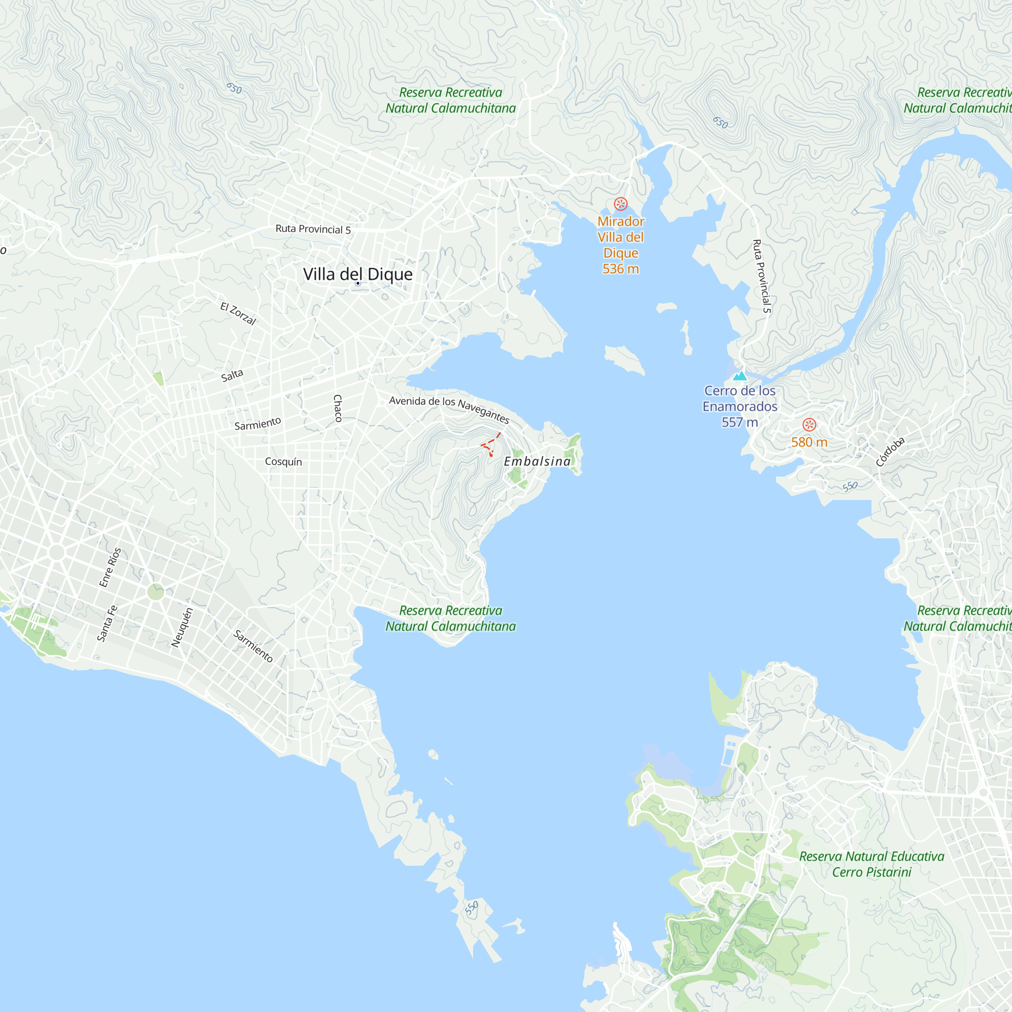 Cabañas Los Molles map