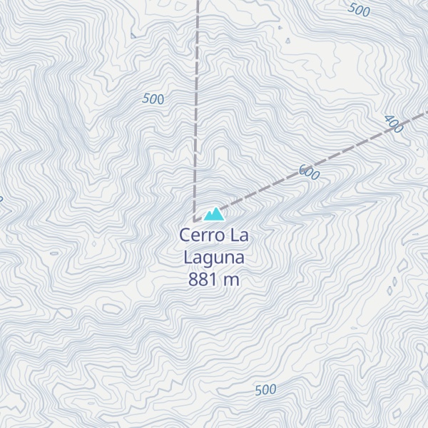 Map of Cerro La Laguna