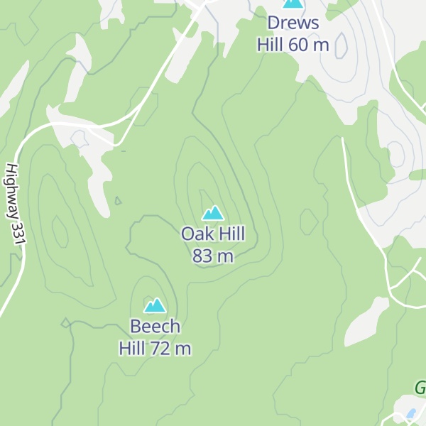 Map of Oak Hill