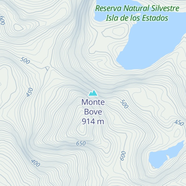 Map of Monte Bove