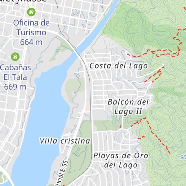 Map of Cabañas Los Paraísos