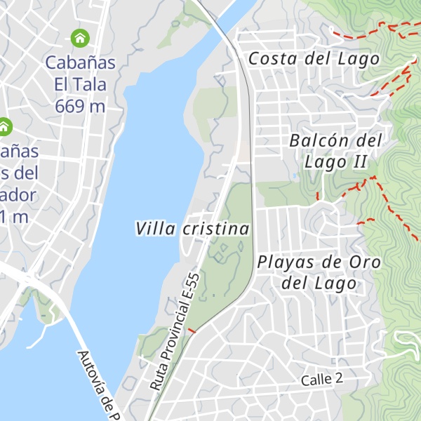Map of Cabaña Shalom