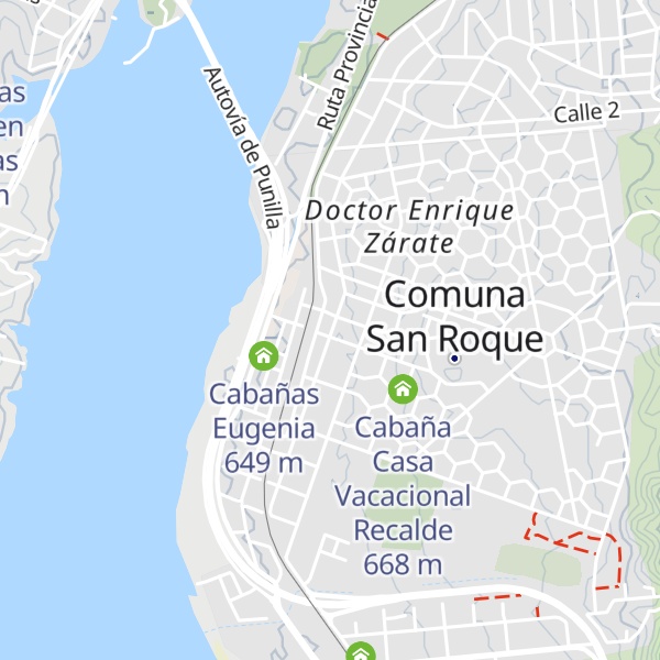 Map of Cabaña "Tito"