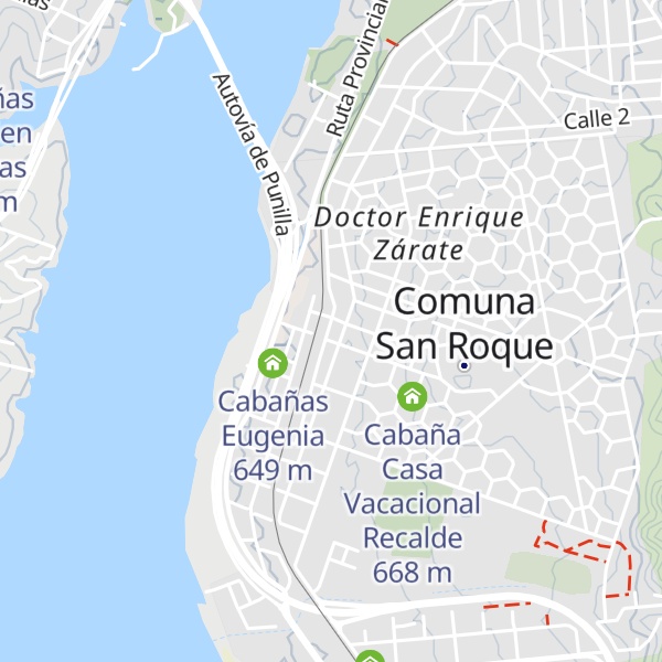 Map of Cabañas S&S