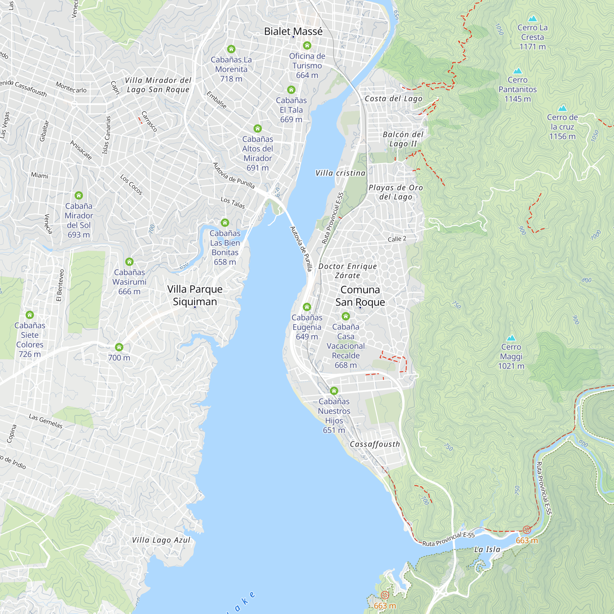 Cabañas Eugenia map