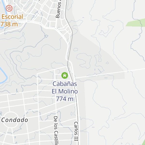 Map of Cabañas Sol Mediterraneo