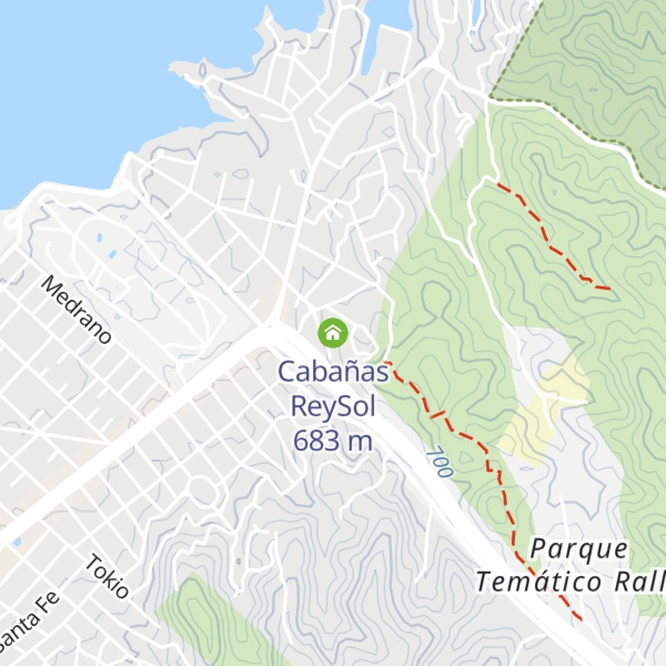 Map of Cabañas ReySol