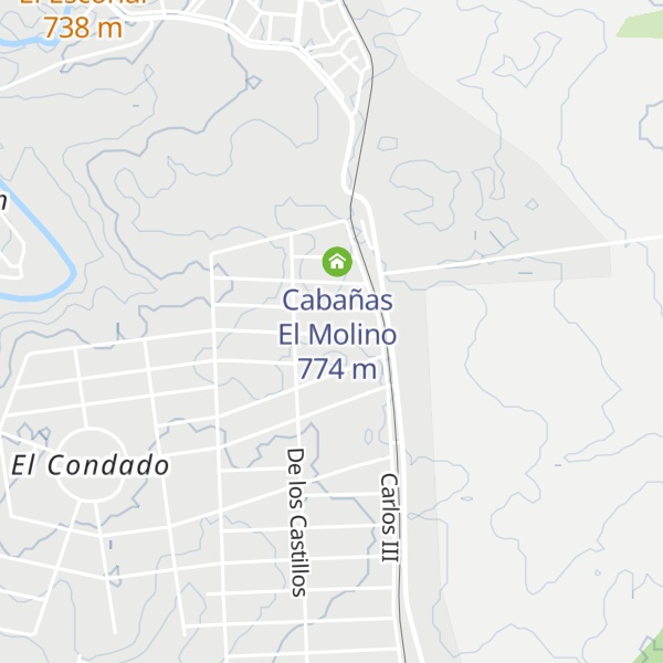 Map of Cabañas La Quinta Familiar