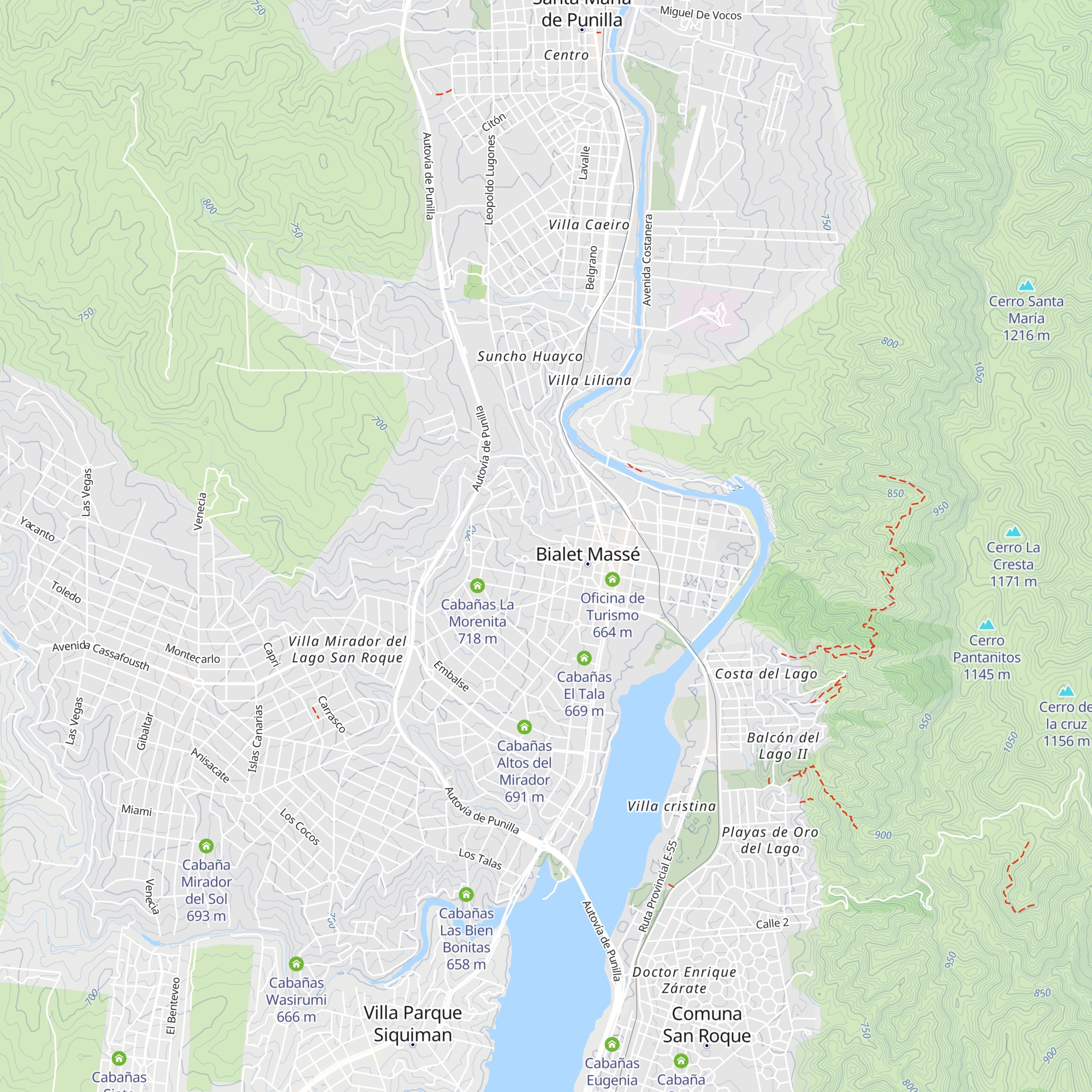 Cabañas Acapulco map