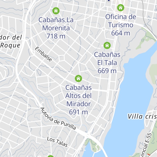 Map of Cabañas Altos del Mirador