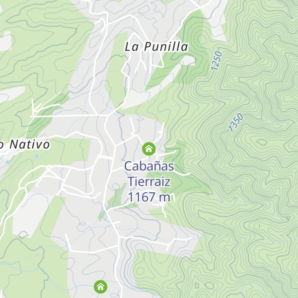 Map of Cabañas Tierraiz