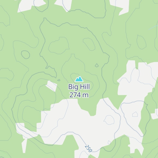 Map of Big Hill