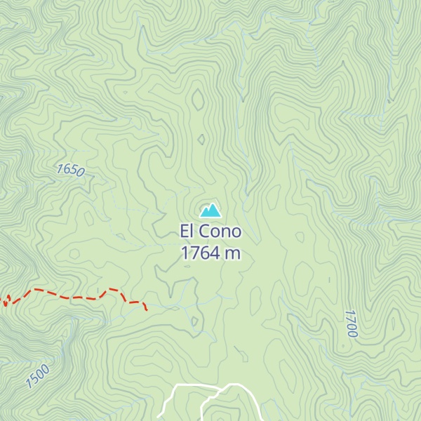 Map of El Cono