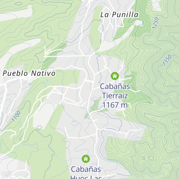 Map of Cabañas La Josefina