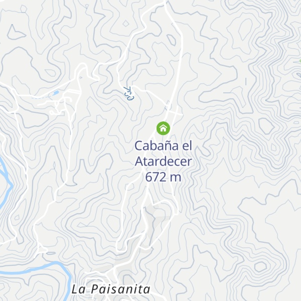 Map of Cabaña Los Abuelos II