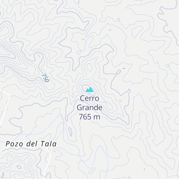 Map of Cerro Grande