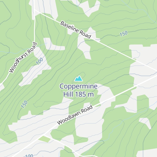 Map of Coppermine Hill