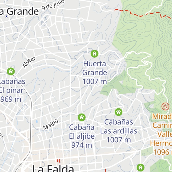 Map of Cabañas Los Gauchitos