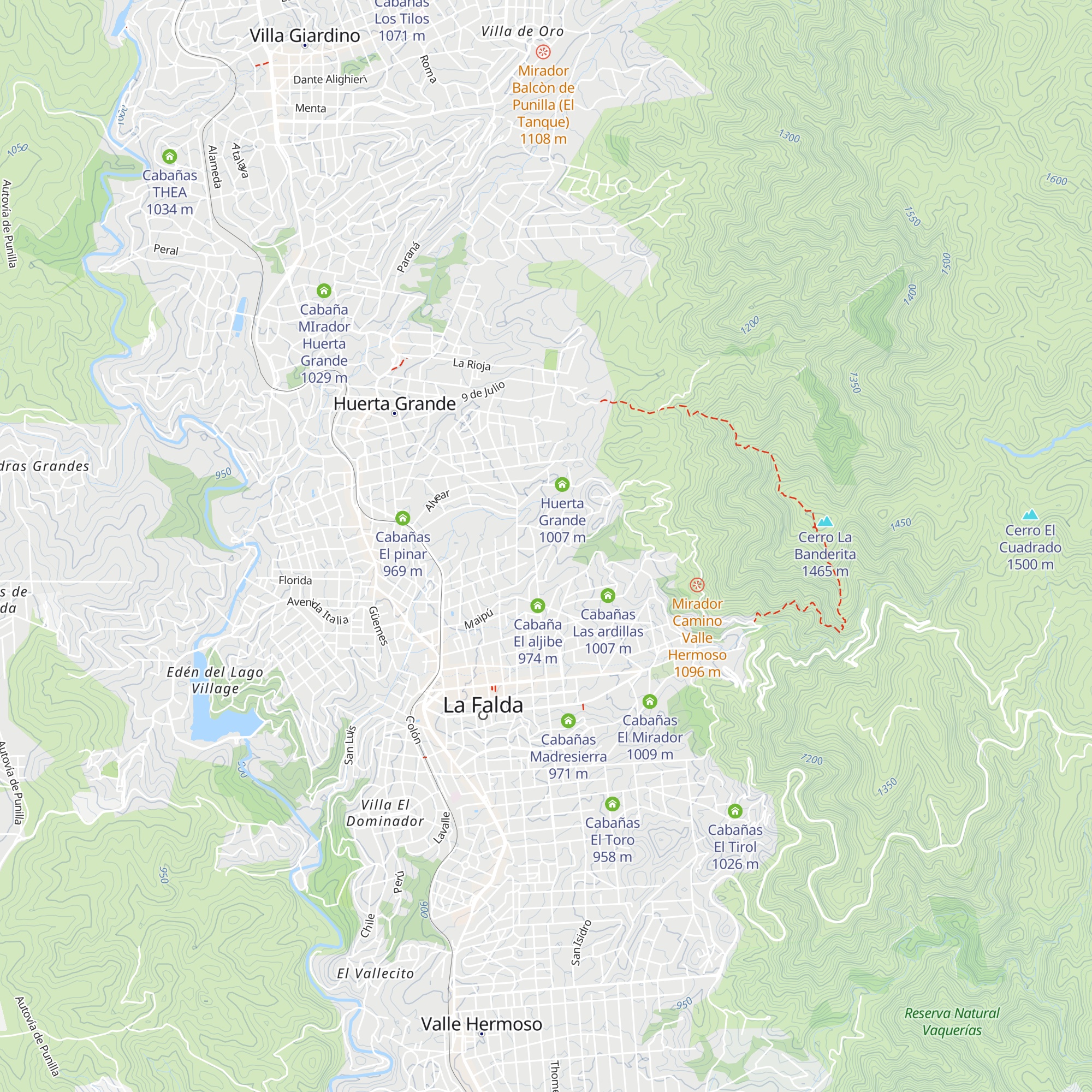 Cabañas Los Gauchitos map