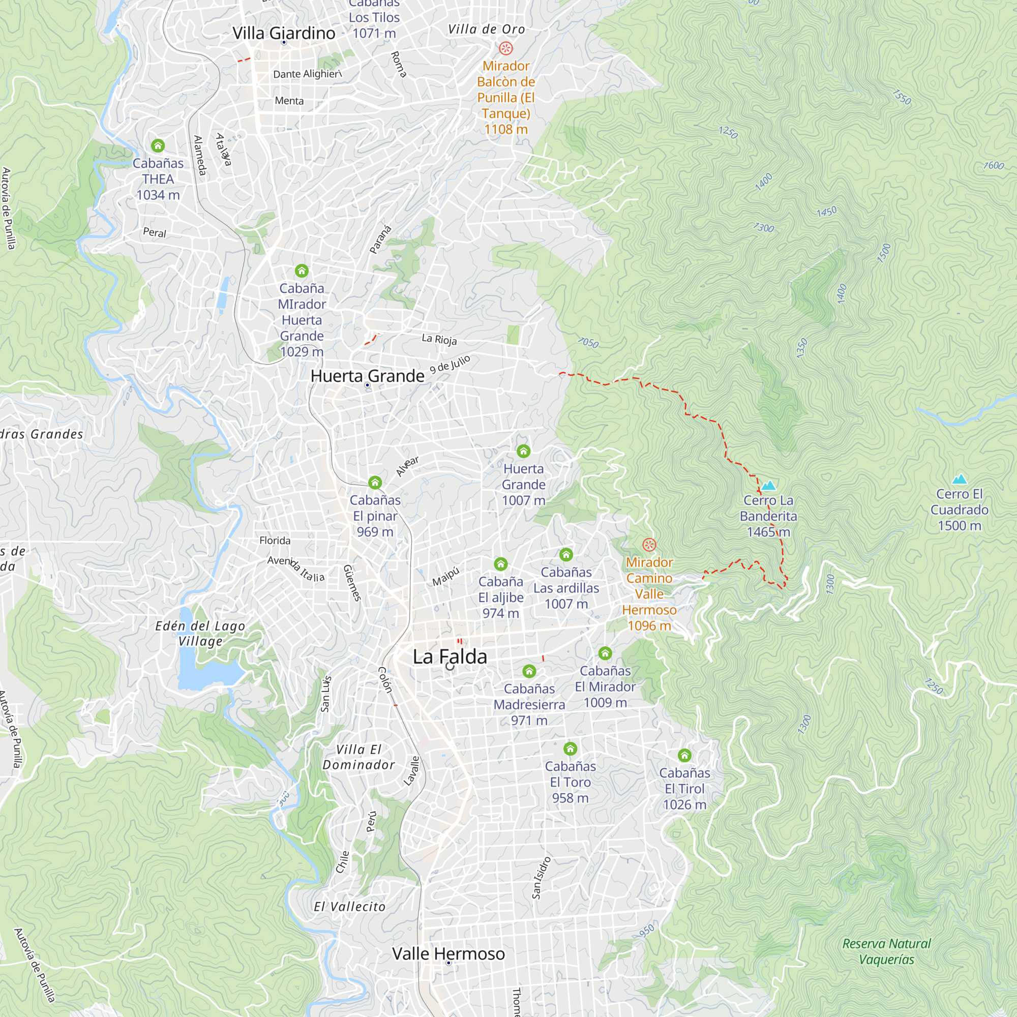 Cabañas Los Gauchitos map
