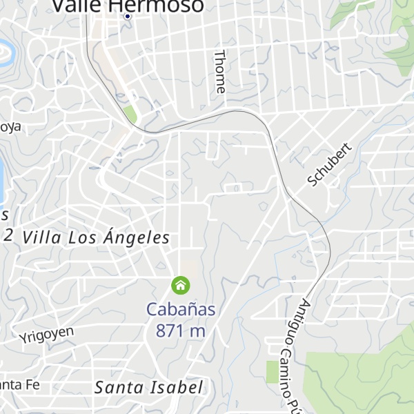Map of Cabañas El Molino