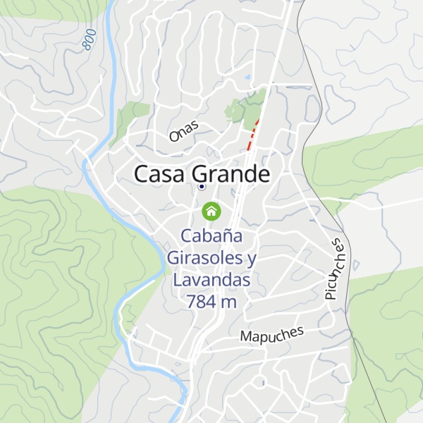 Map of Cabaña Girasoles y Lavandas