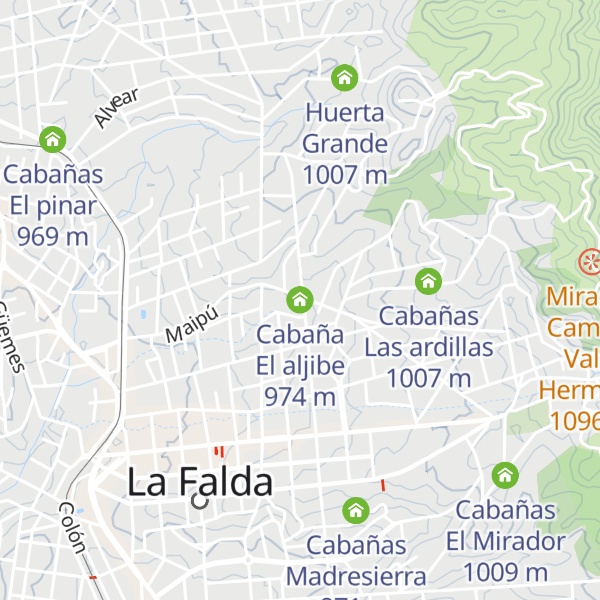 Map of Cabaña El aljibe