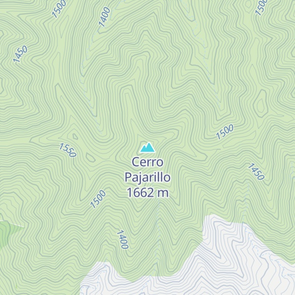 Map of Cerro Pajarillo