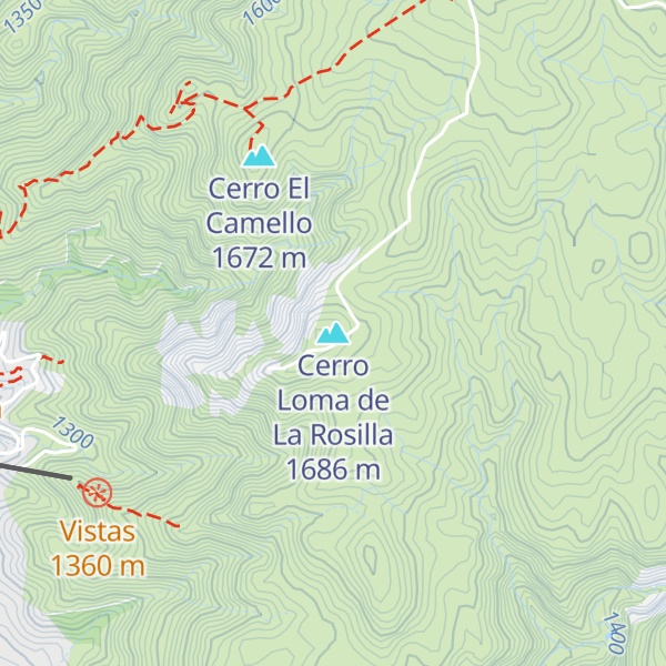 Map of Cerro Loma de La Rosilla