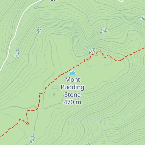Map of Mont Pudding Stone