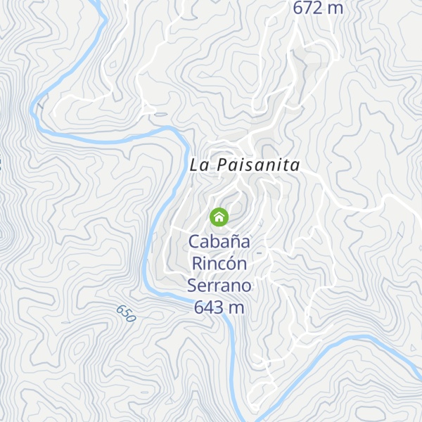Map of Cabaña La Soñada II