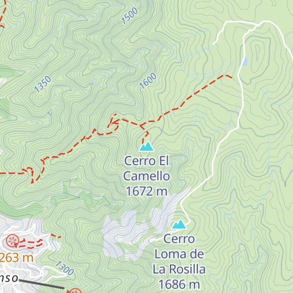 Map of Cerro El Camello