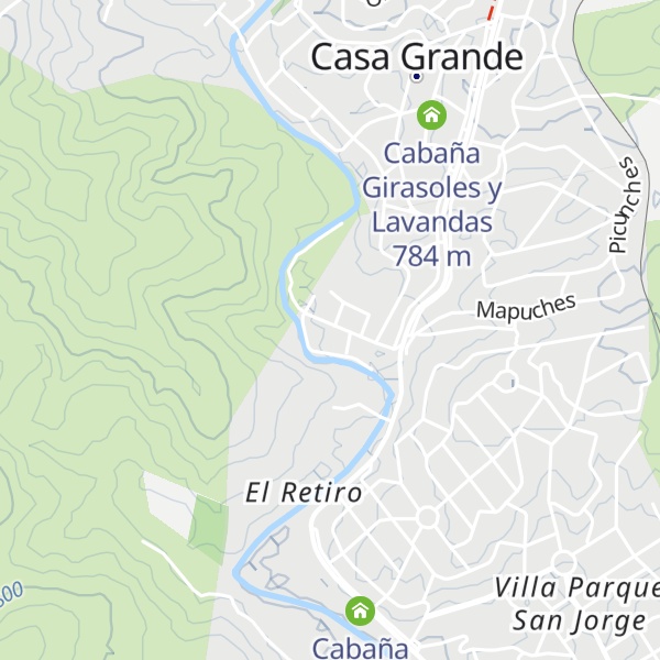 Map of Cabañas River Sound