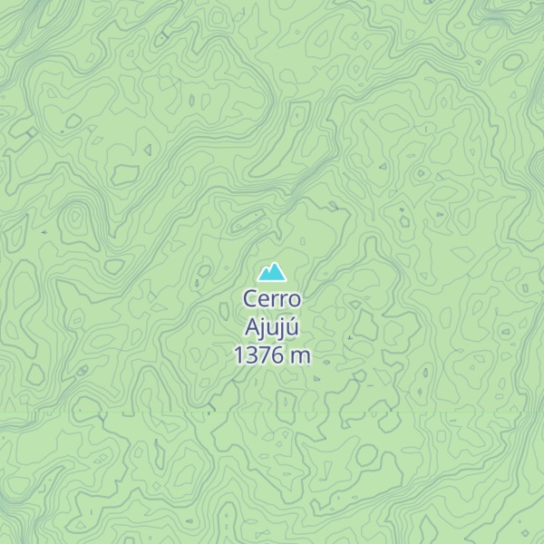 Map of Cerro Ajujú