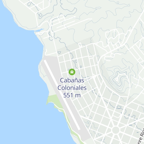 Map of Cabañas Coloniales