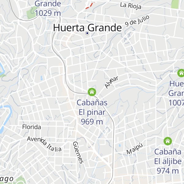 Map of Cabañas El pinar
