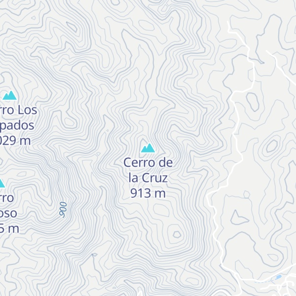 Map of Cerro de la Cruz