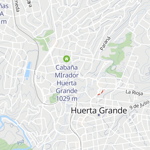 Map of Cabañas Fernando