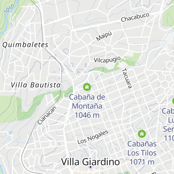 Map of Cabaña de Montaña