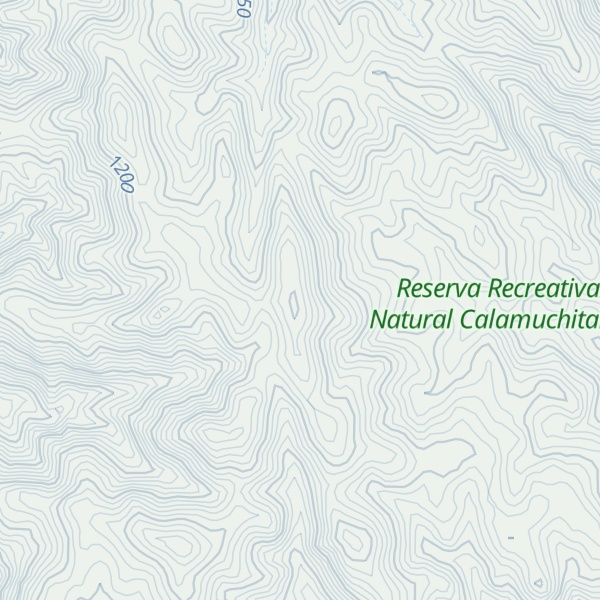 Map of Cerro Calaguala