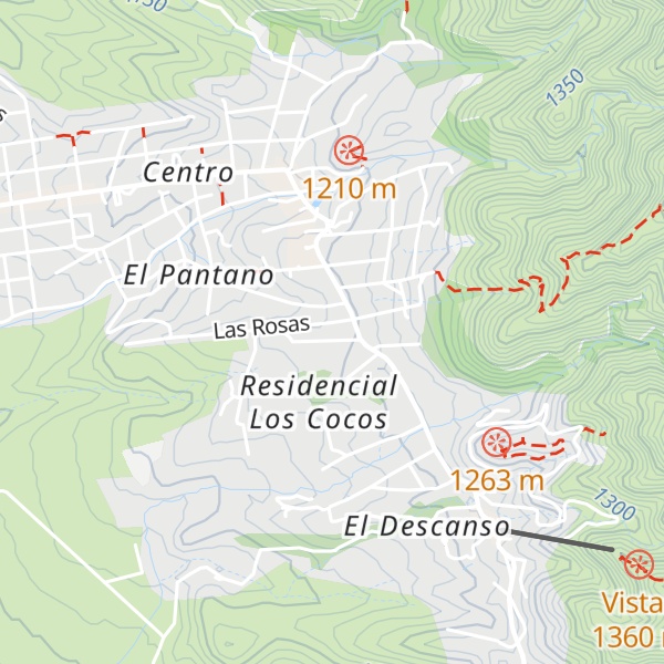 Map of Cabañas Buena Vista