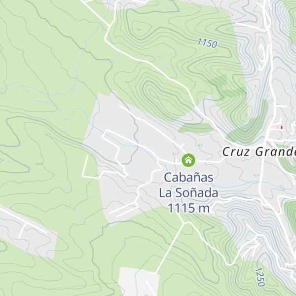 Map of Cabañas El Venado