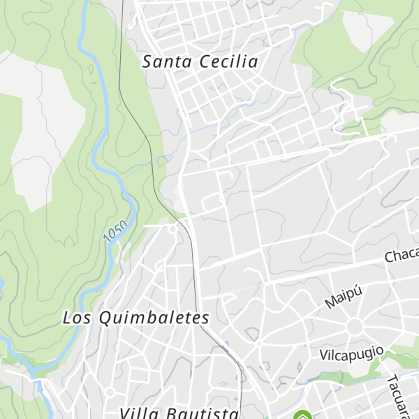 Map of Cabañas de Campo "María Isabel"