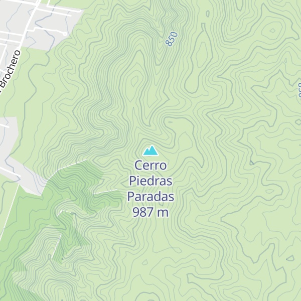 Map of Cerro Piedras Paradas