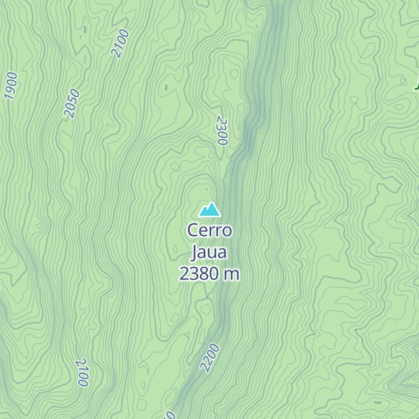 Map of Cerro Jaua