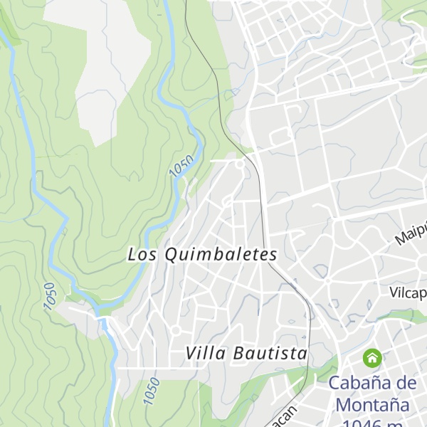 Map of Cabañas Piedra Mora