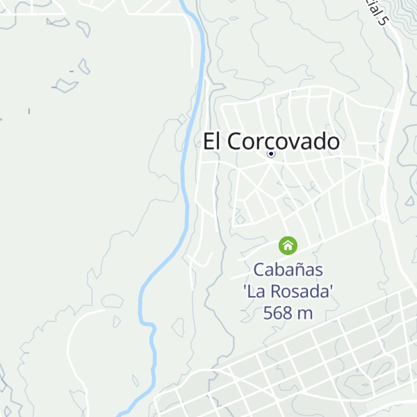 Map of Cabañas