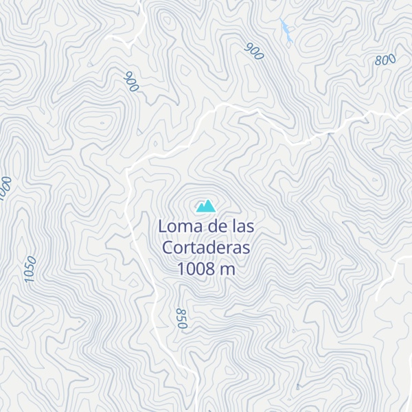 Map of Loma de las Cortaderas